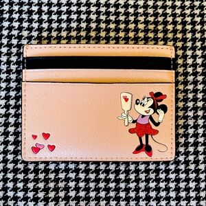NWT Kate Spade Minnie Mouse Slim Cardholder